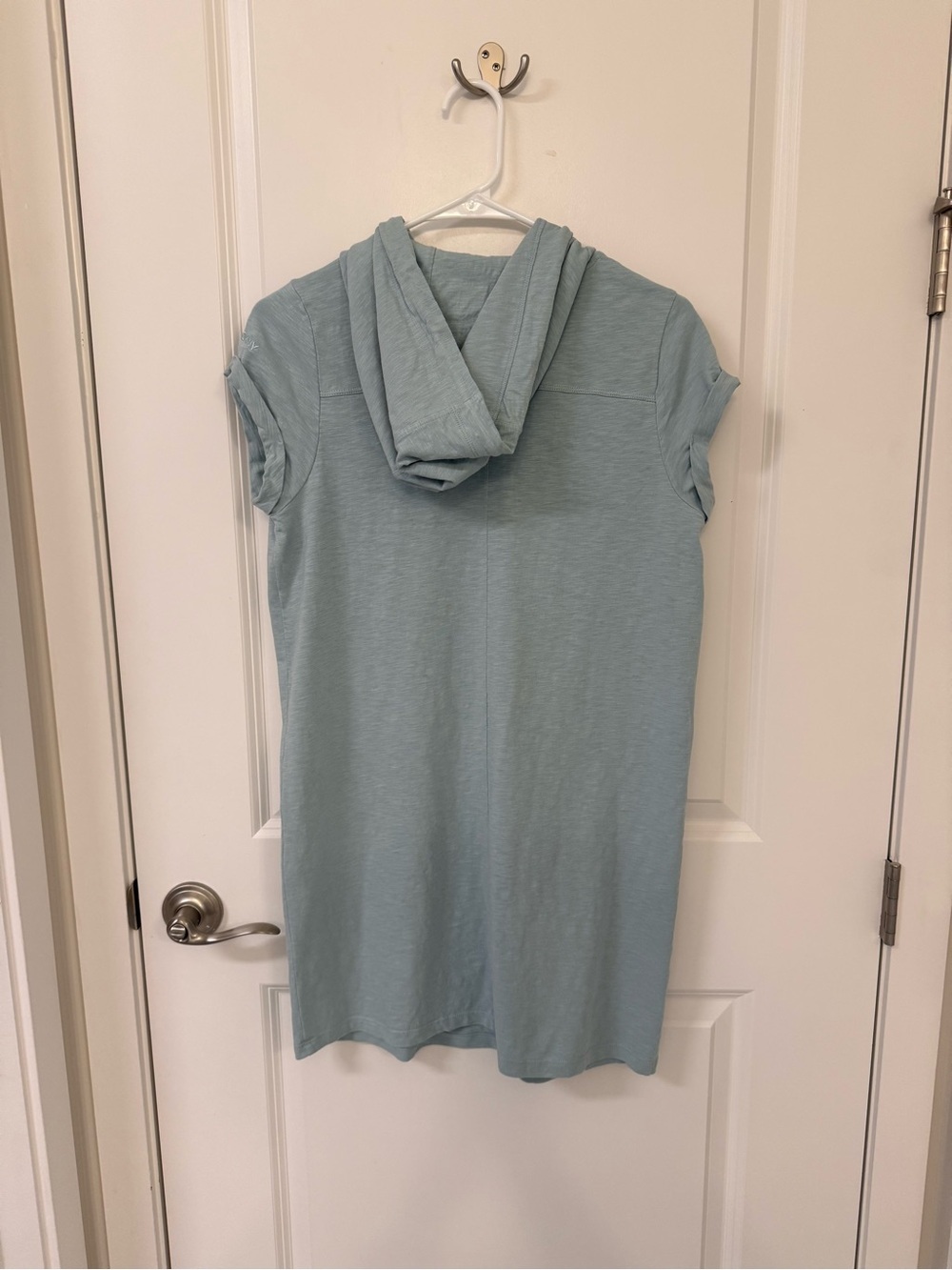 DKNY Sport Hooded T-Shirt Dress Small Blue Athleisure Casual - Picture 7 of 9